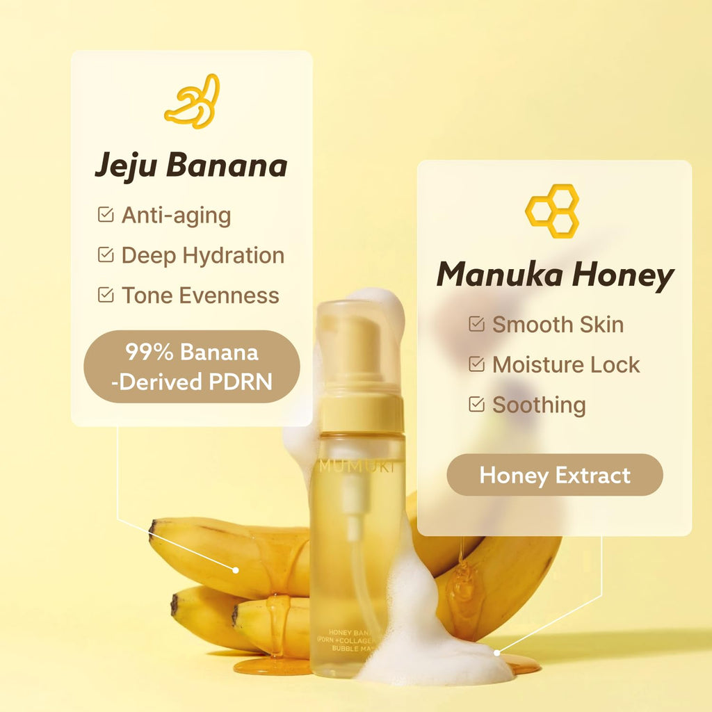 Honey Banana PDRN Bubble Mask