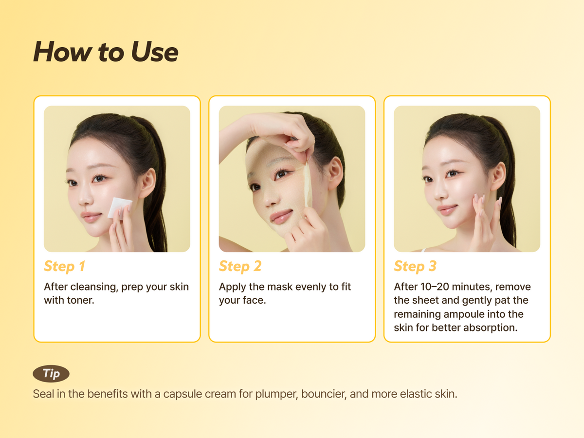 Honey Banana PDRN Ampoule Mask
