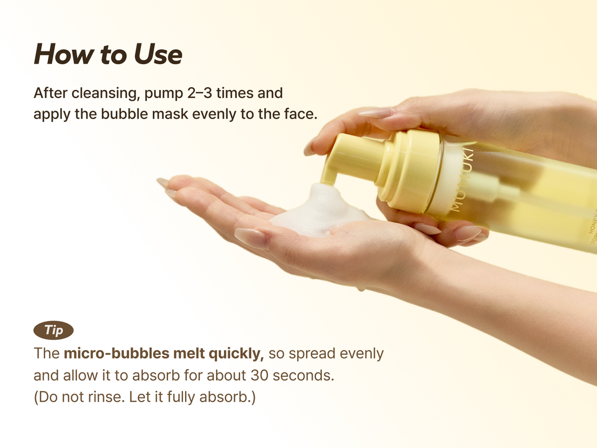 Honey Banana PDRN Bubble Mask
