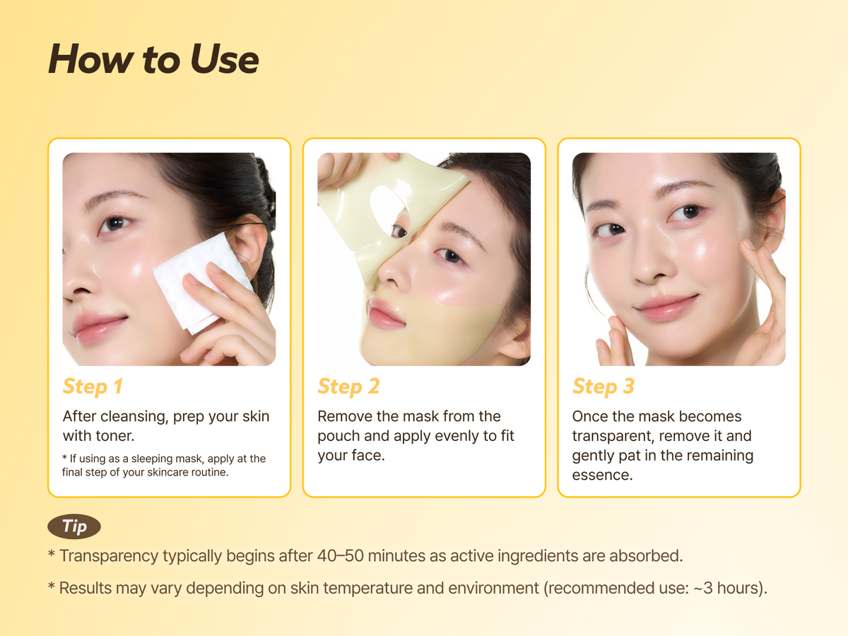 Honey Banana PDRN Hydrogel Mask