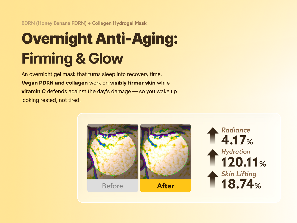 Honey Banana PDRN Hydrogel Mask