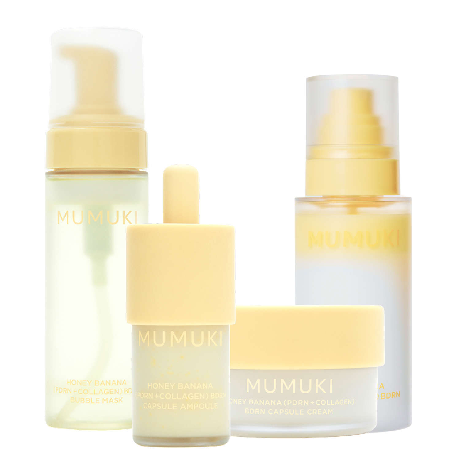 MUMUKI Honey Banana BDRN 4-Step Skincare Set